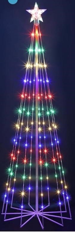 Retail$90 6’ Multicolor LED Christmas Tree