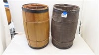 2 small barrels