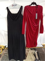 Patra Evening Gown and Red Velvet Dresss