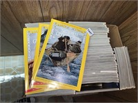 LARGE BOX OF NATIONAL GEOGRAPHIC 1970'S ETC.