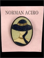 Vintage Norman Aciro Brooch