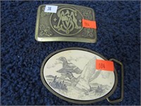 SMITH & WESSON & DUCK BELT BUCKLES