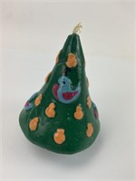 Vintage Christmas Tree Candle, Unused, 5.5" H