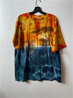Vintage Tie Dye Safari Animals Shirt