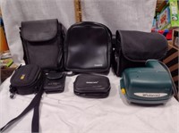 Vtg Camera & Various Bags Lot-POLAROID