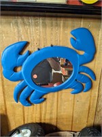Blue Crab Wall Mirror 20 x 14