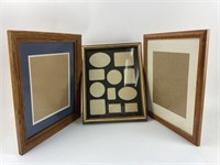 3 Wooden Picture Frames