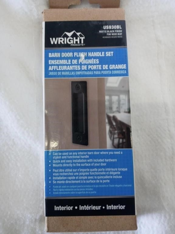 Wright Barn Door Handle set(new)