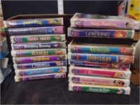 Vtg Walt Disney Masterpiece Collection VHS Tapes*
