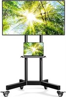 SEALED-Rolling TV Cart for Large Screens