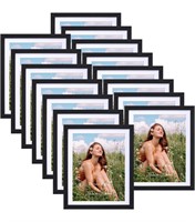 ($55) EYMPEU 8x10 Picture Frames with Mat Black