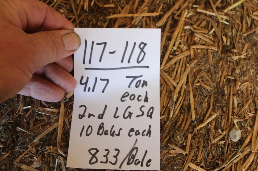 Hay, Bedding & Firewood Auction#19