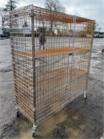 Cage Cart 5'L X 2' X 6' with doors