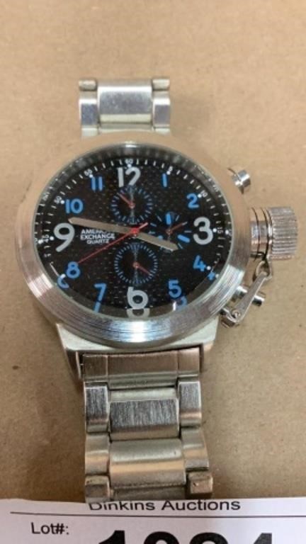 American exchange quartz wristwatch