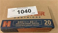 Frontier ammunition, 223, 20 round