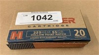 Frontier ammunition 223. 20 rounds.