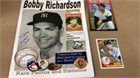 Autographed, Bobby Richardson, magazine and card