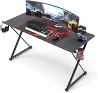 EE EUREKA ERGONOMIC 55 inch Gaming Desk X Shaped,