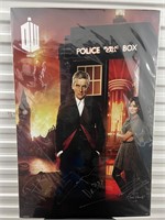 SIGNED Doctor Who Tardis Poster