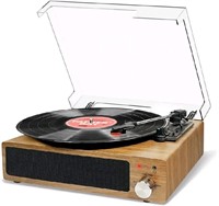 Record Player, Turntable with 2 Built-in Stereo Sp