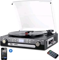 DIGITNOW Vinyl/LP Turntable Record Player, with Bl