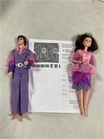 1976 Mattel Donnie and Marie Dolls