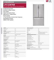 LG LFCS28768 29 cu.ft. Ultra-Large Capacity