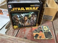 Star Wars Puzzle and Vintage Wallet