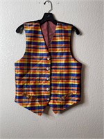 Vintage Silky Patterned Vest