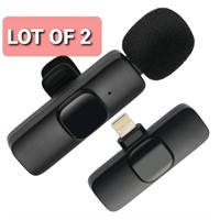 Lot of 2, Wireless Lavalier Microphone Audio Video