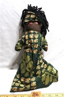 Handmade Cloth African Folk Art Doll