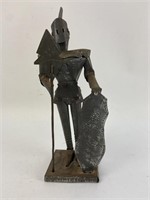 Mexico Hammered Punched Tin Spartan Knight