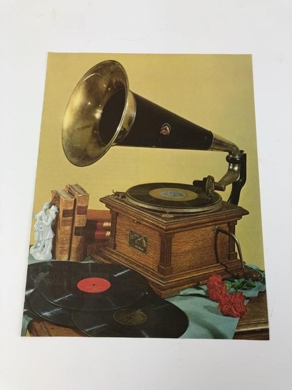 Victor Phonograph Print 11x8.75"