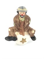 Emmett Kelley Porcelain Clown Figurine 3.25" H