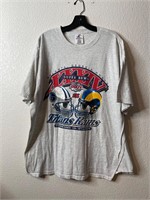 Vintage Logo Athletics Super Bowl Shirt