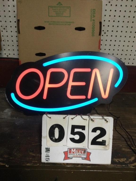24"X12" Open Sign