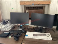 Dell Monitors, Keyboards, Cords