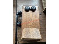 Antique Wood Box Phone