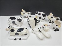 Ceramic Cows Lot