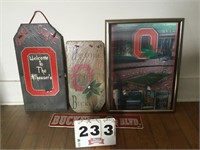 OSU slate paintings, 3 D picture