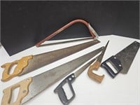 Large Lot of Handsaws