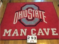 OSU man cave rug, 72"X60"