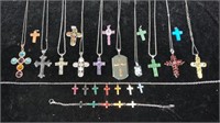 Cross Pendant Necklaces, Costume Jewelry