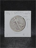 1936 S Walking Liberty Half Dollar