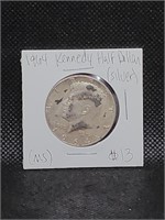 1964 Kennedy Head Half Dollar