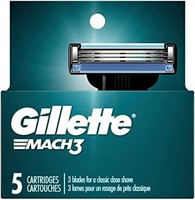Gillette Mach3 Mens Razor Blade Refills, 15