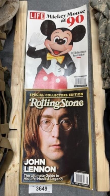 Rolling Stones and life magazines
