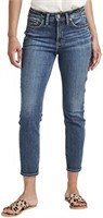 Silver Jeans Co. Women's Suki Mid Rise Curvy Fit