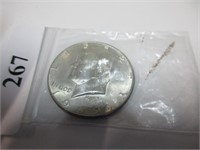 Kennedy half dollar 1969 D, 40% silver