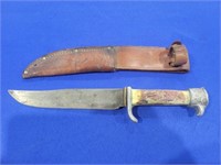 Hunting Type Knife with Case